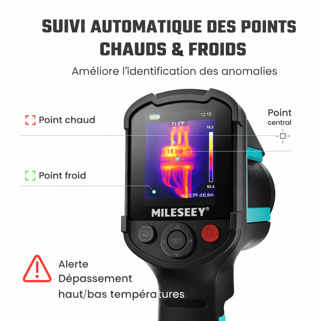 Caméra infrarouge TR10 192x192 portable haute précision