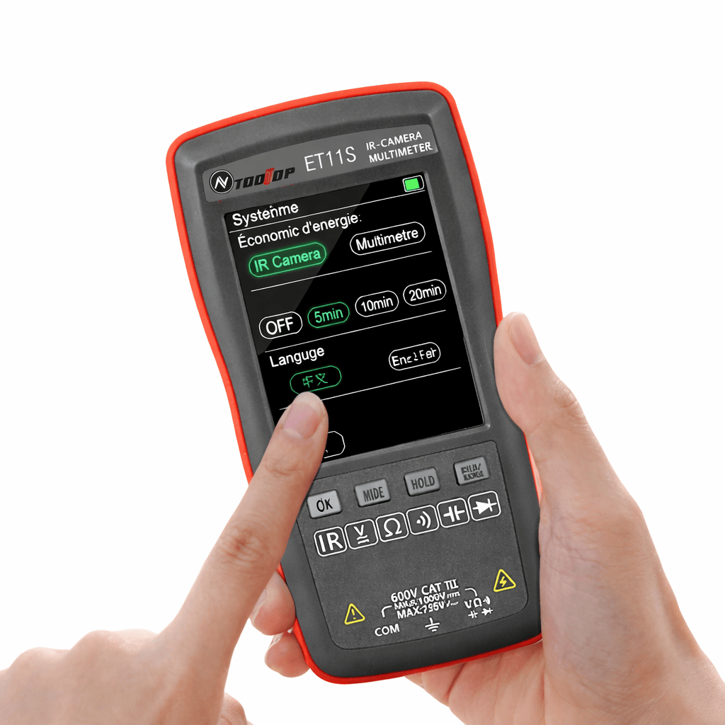 Camera thermique 2-en-1 – Détection précise et rapide