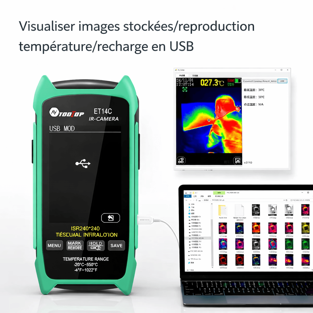 Camera thermique ET14C 240x240 25Hz professionnelle