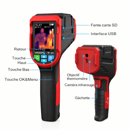 Caméra Thermique Infrarouge – Détection -20 à +400°C