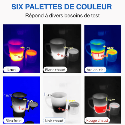 Caméra Thermique Smartphone – 256×192 pixels, -15 à +600°C, Android USB-C