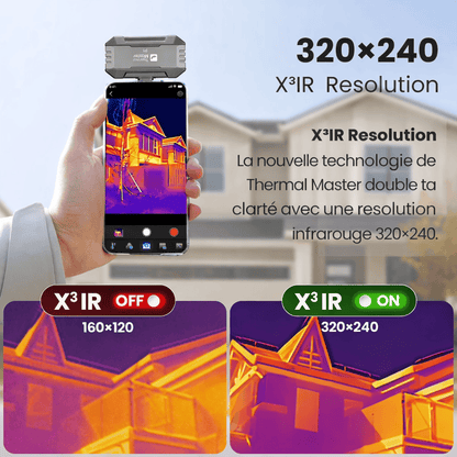 Camera thermique téléphone P1 – Haute précision