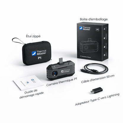 Camera thermique téléphone P1 – Haute précision